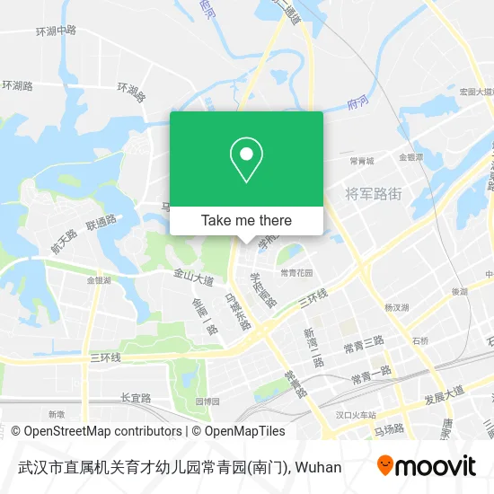 武汉市直属机关育才幼儿园常青园(南门) map