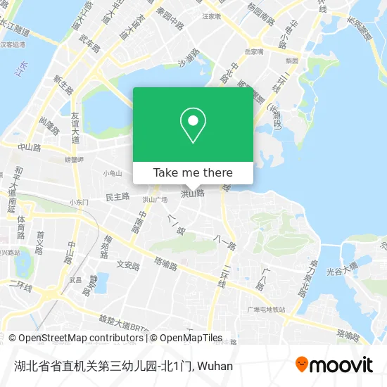 湖北省省直机关第三幼儿园-北1门 map