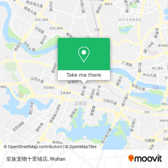 皇族宠物十里铺店 map