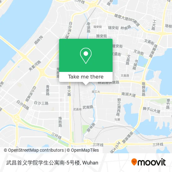 武昌首义学院学生公寓南-5号楼 map