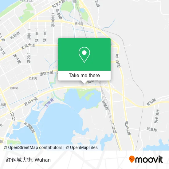 红钢城大街 map