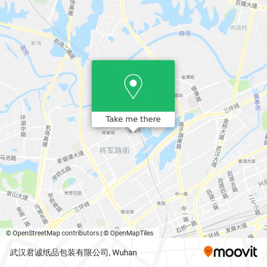 武汉君诚纸品包装有限公司 map