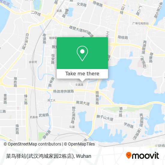 菜鸟驿站(武汉鸿城家园2栋店) map