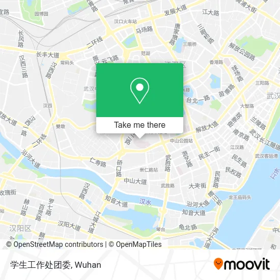 学生工作处团委 map