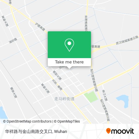 华祥路与金山南路交叉口 map
