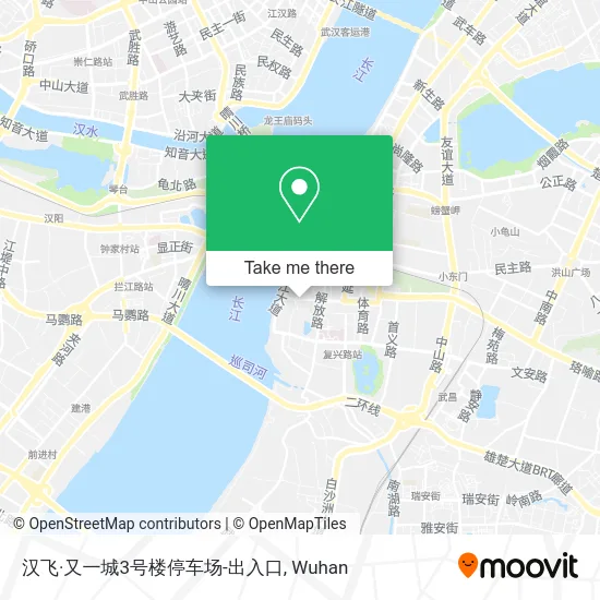 汉飞·又一城3号楼停车场-出入口 map