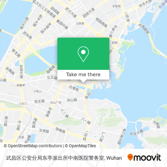 武昌区公安分局东亭派出所中南医院警务室 map