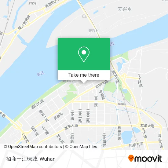 招商一江璟城 map