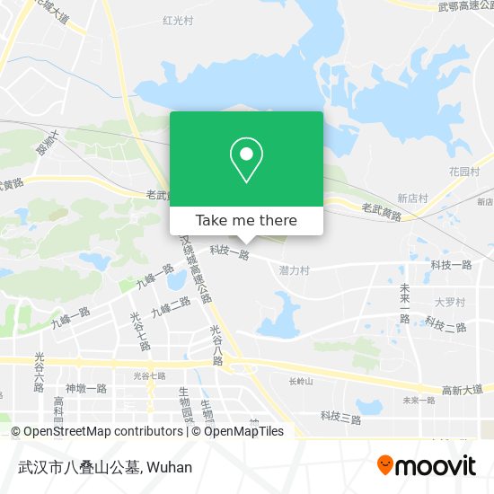 武汉市八叠山公墓 map