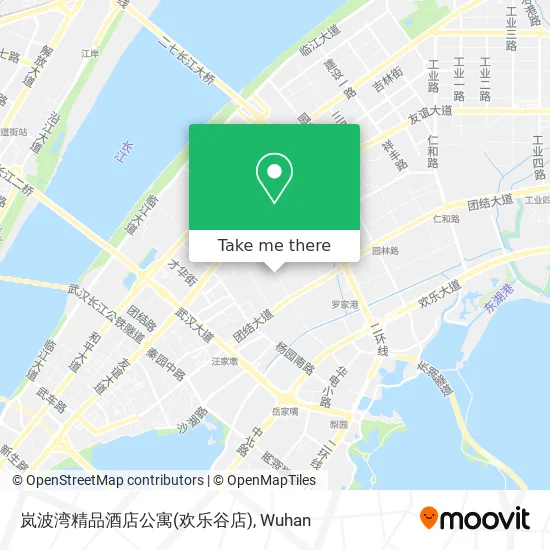 岚波湾精品酒店公寓(欢乐谷店) map
