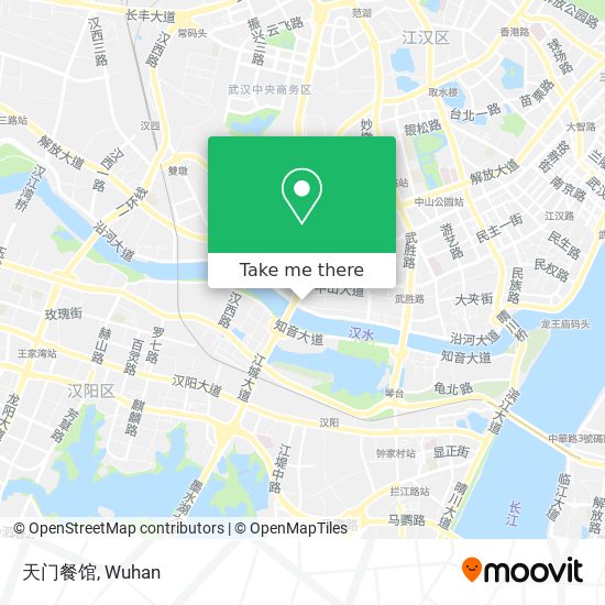 天门餐馆 map