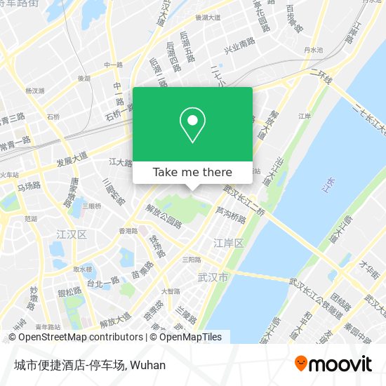 城市便捷酒店-停车场 map