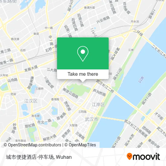 城市便捷酒店-停车场 map