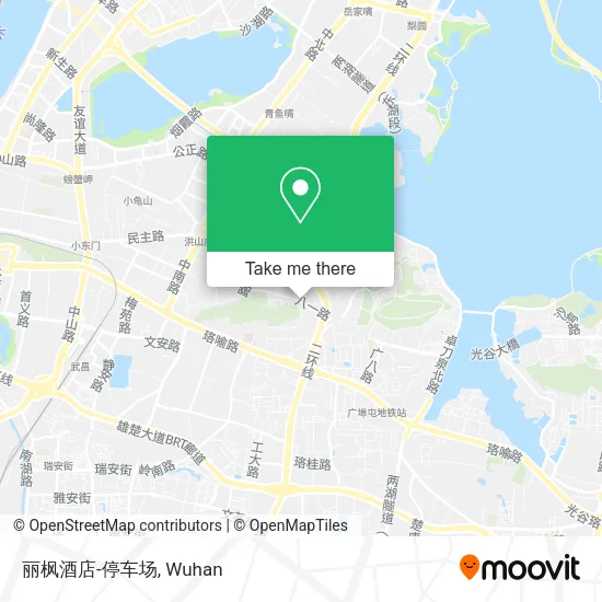 丽枫酒店-停车场 map