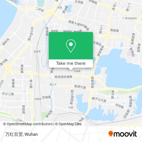 万红百货 map