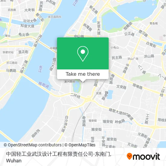 中国轻工业武汉设计工程有限责任公司-东南门 map