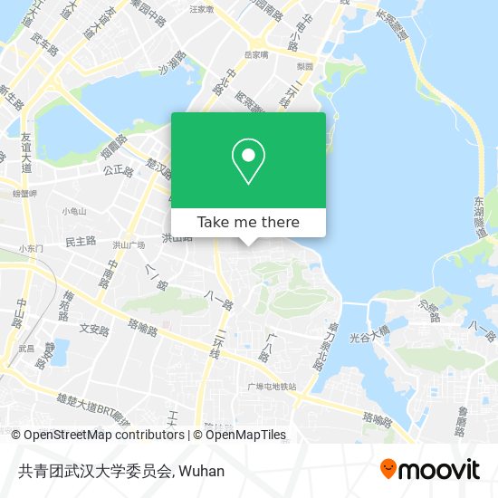 共青团武汉大学委员会 map