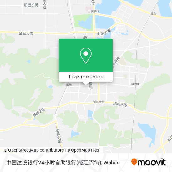 中国建设银行24小时自助银行(熊廷弼街) map