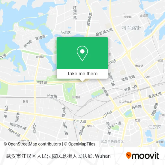武汉市江汉区人民法院民意街人民法庭 map