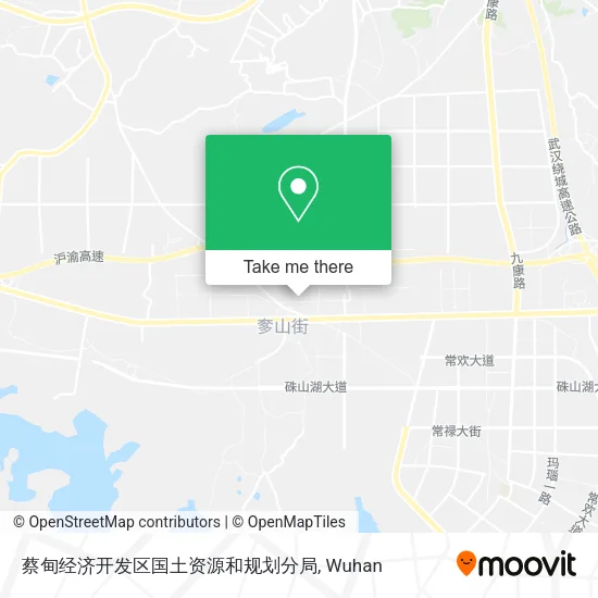 蔡甸经济开发区国土资源和规划分局 map