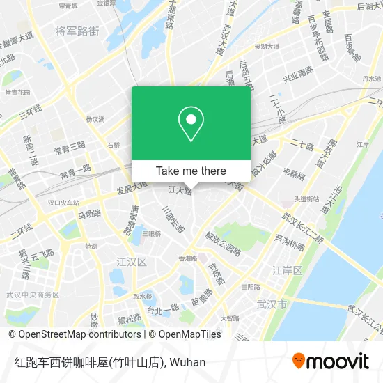红跑车西饼咖啡屋(竹叶山店) map