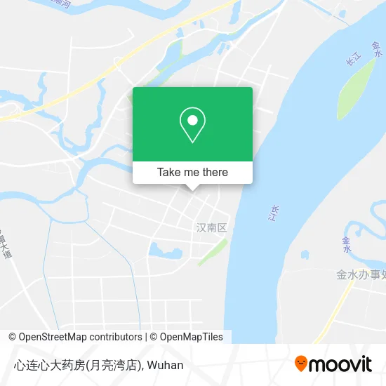 心连心大药房(月亮湾店) map