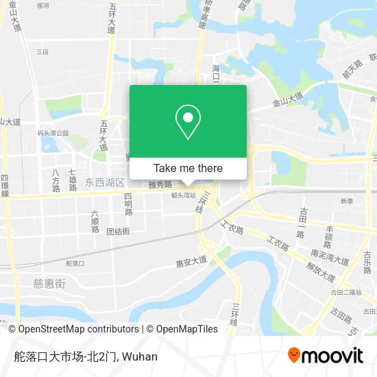 舵落口大市场-北2门 map