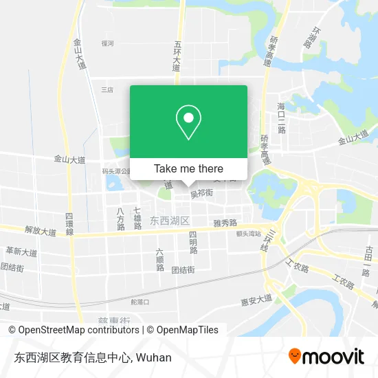 东西湖区教育信息中心 map