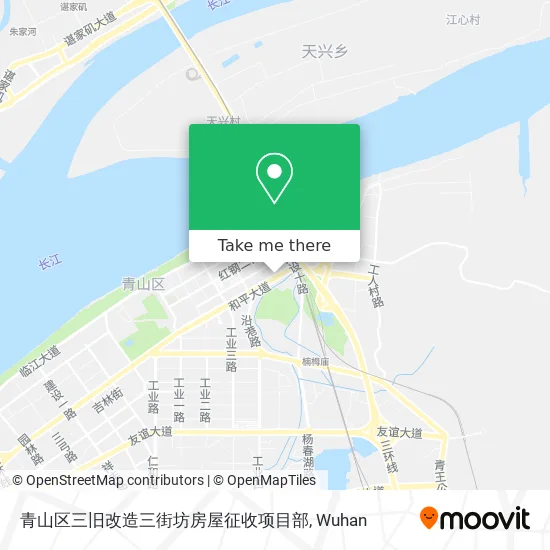 青山区三旧改造三街坊房屋征收项目部 map