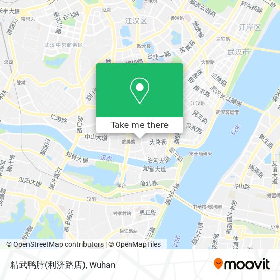 精武鸭脖(利济路店) map