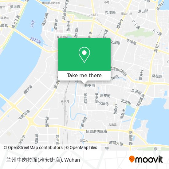 兰州牛肉拉面(雅安街店) map