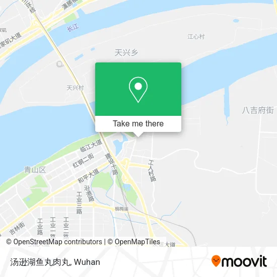 汤逊湖鱼丸肉丸 map