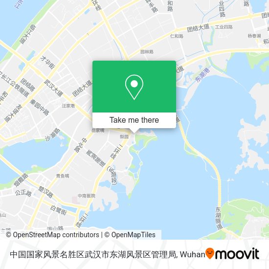中国国家风景名胜区武汉市东湖风景区管理局 map