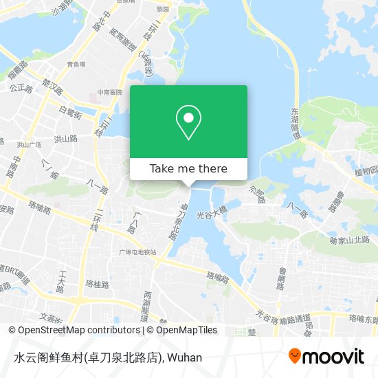 水云阁鲜鱼村(卓刀泉北路店) map