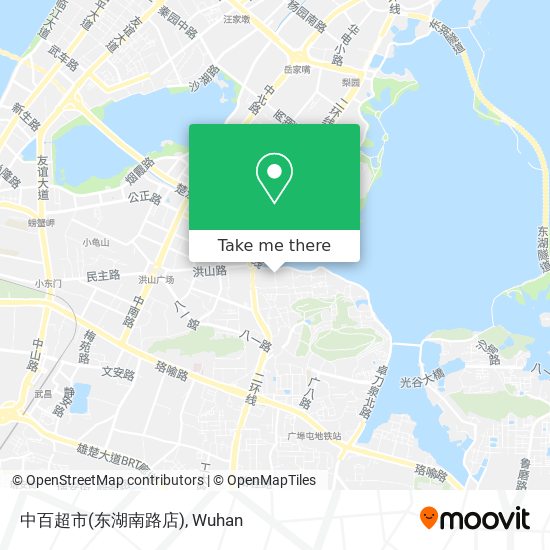 中百超市(东湖南路店) map
