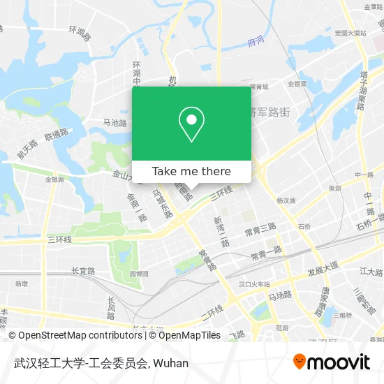 武汉轻工大学-工会委员会 map