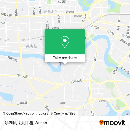 洪湖风味大排档 map