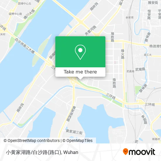 小黄家湖路/白沙路(路口) map