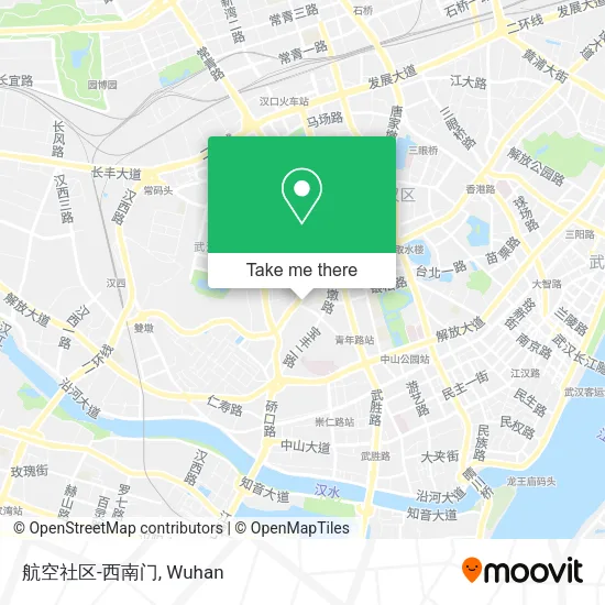 航空社区-西南门 map