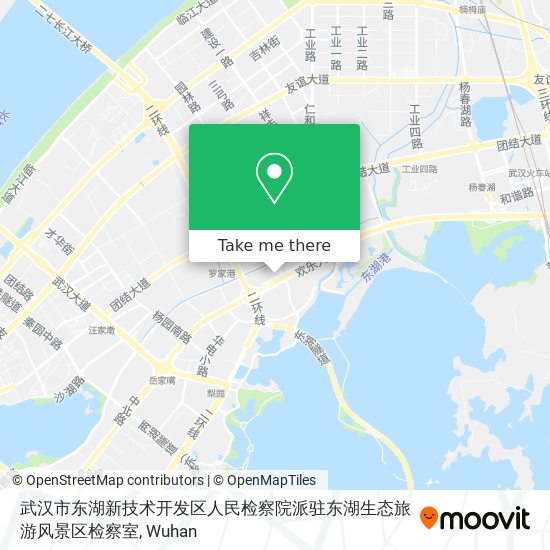 武汉市东湖新技术开发区人民检察院派驻东湖生态旅游风景区检察室 map