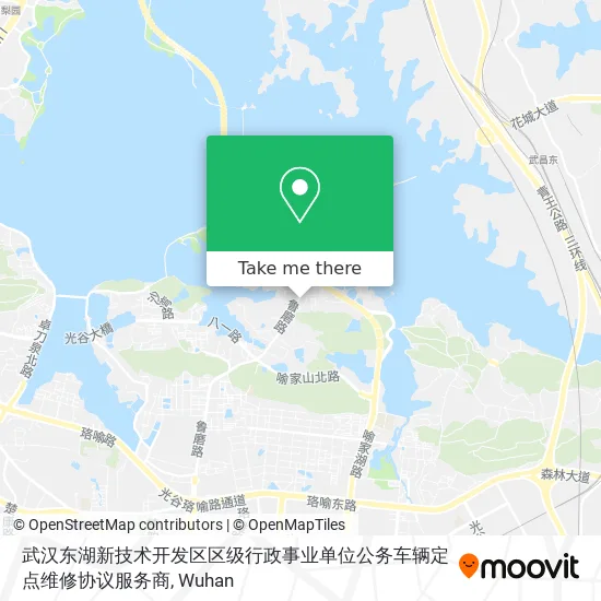 武汉东湖新技术开发区区级行政事业单位公务车辆定点维修协议服务商 map