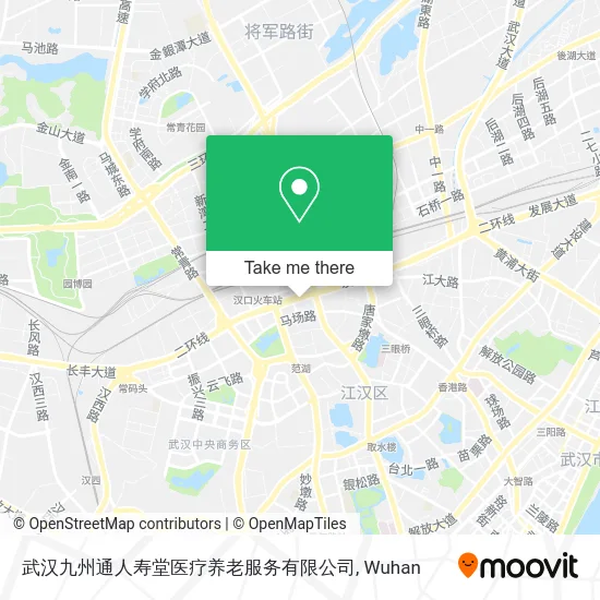 武汉九州通人寿堂医疗养老服务有限公司 map