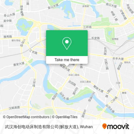 武汉海创电动床制造有限公司(解放大道) map