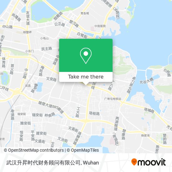 武汉升昇时代财务顾问有限公司 map