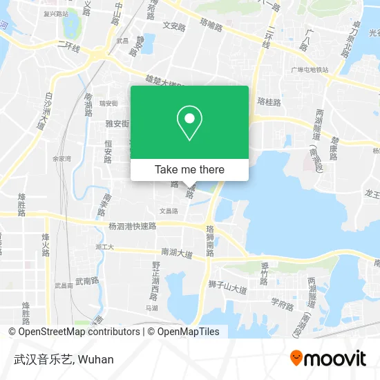 武汉音乐艺 map