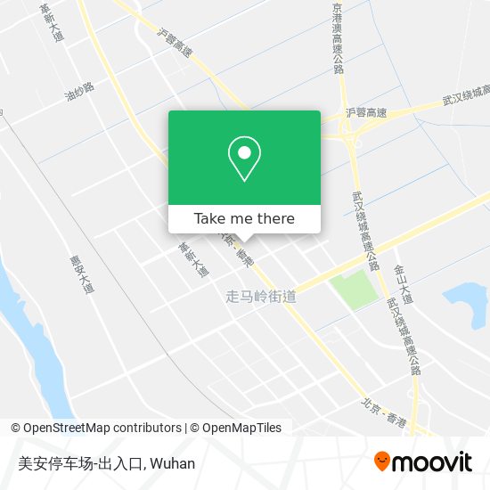 美安停车场-出入口 map
