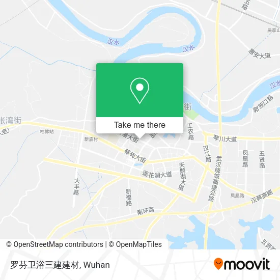 罗芬卫浴三建建材 map