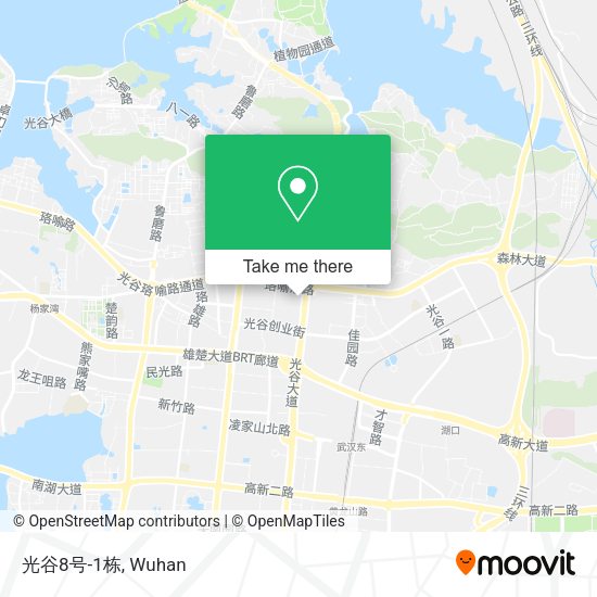 光谷8号-1栋 map