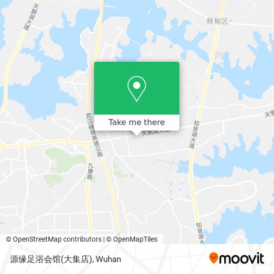 源缘足浴会馆(大集店) map