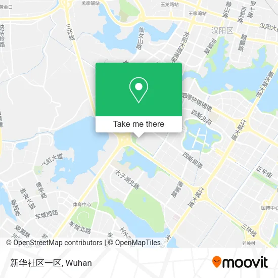 新华社区一区 map